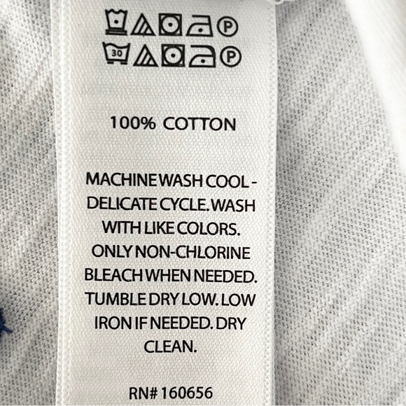 🩶 Cynthia Rowley White Anchor Tee Shirt XL - Picture 5 of 6